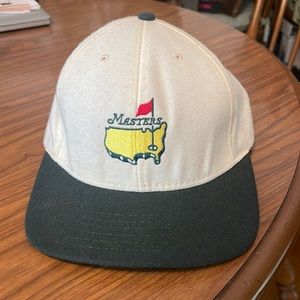 Vintage Masters golf hat with leather strap (authentic)